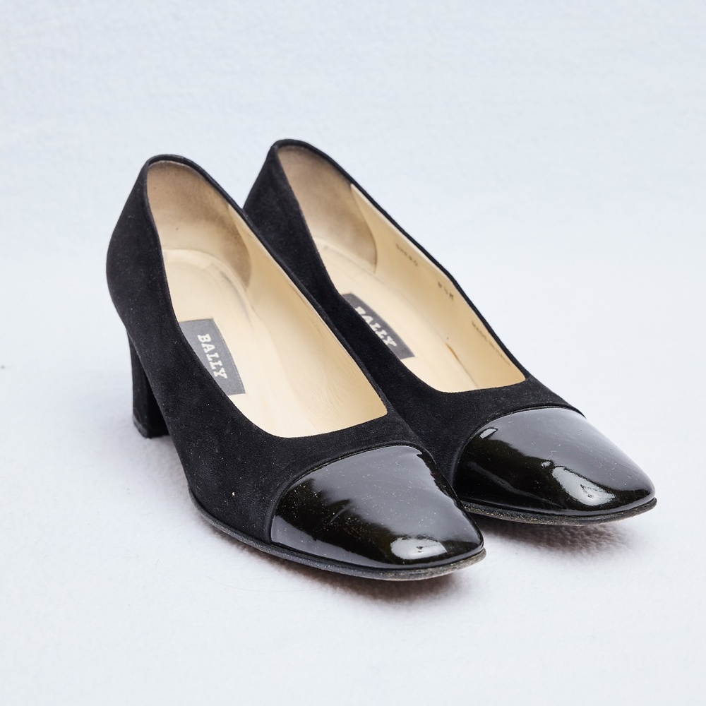 Bally Shero‎ Suede Black Pump
